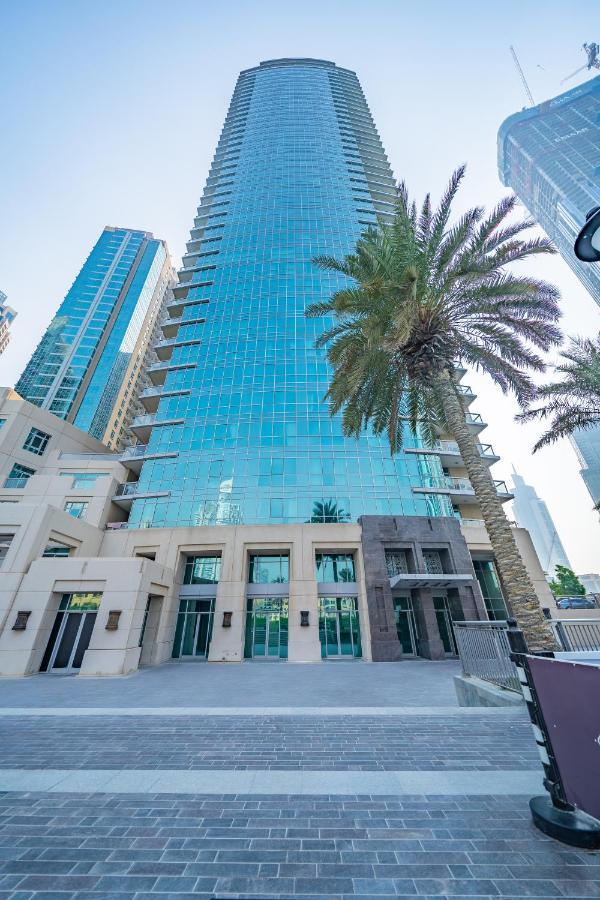 דובאי Stylish Apartment With Partial Burj Khalifa View מראה חיצוני תמונה